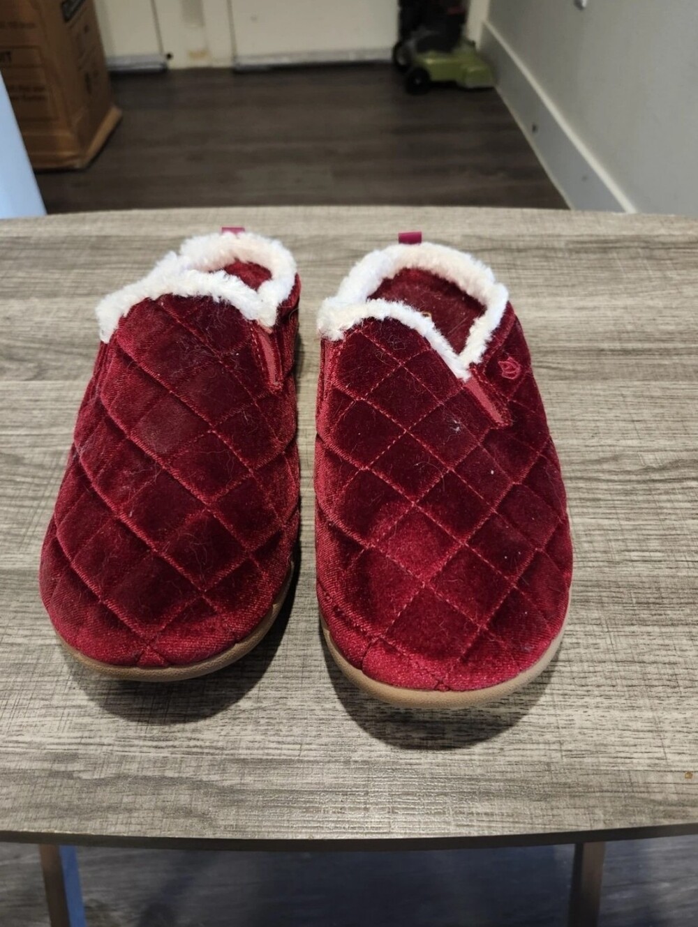 Spenco Footwear Velveteen Slipper Size 9